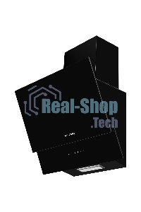 Вытяжка Kuppersberg F 601 BL ширина 60 см, отвод/рециркуляция, 600 м3/час, сенсорное управление, 3 скоростей, светодиодное освещение 1*2 Вт, металлический жироулавливающий фильтр, угольный фильтр KF-ES (опция), 46 дБ, черный / короб черная эмаль