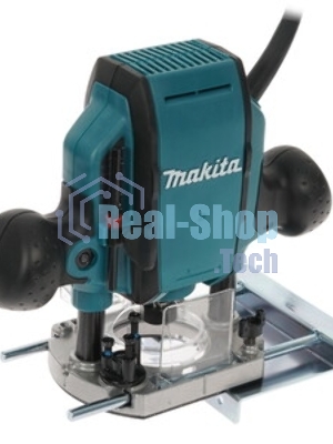Фрезер Makita RP0900K 900Вт,27000об\м,ход-35мм,цанга-6\8мм,2.7кг,чем