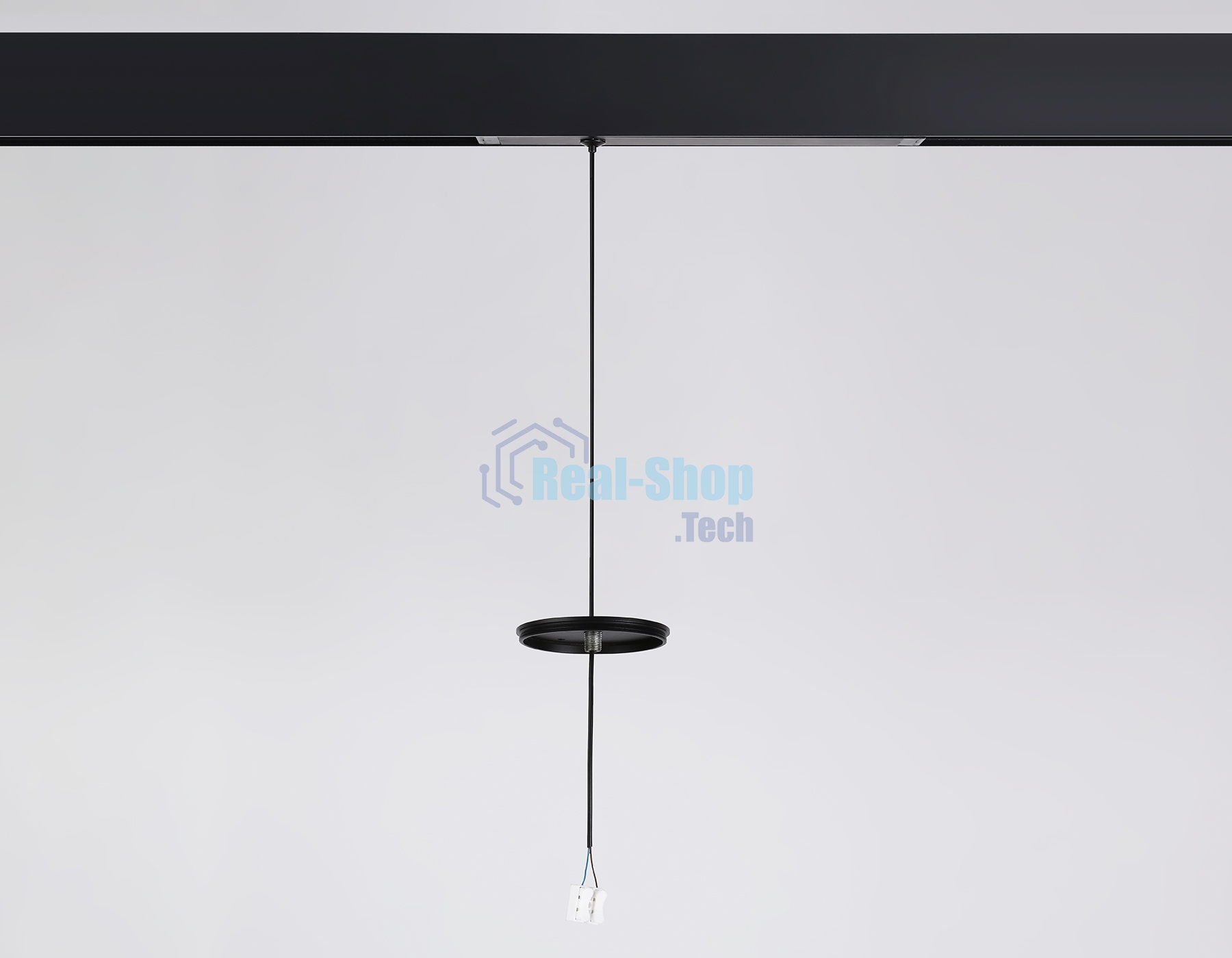 Крепеж трековый подвесной для корпуса DIY D85mm 240*42*25 H1500 BK черный