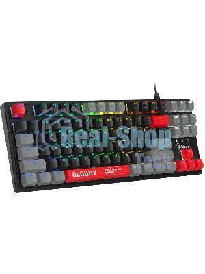 Клавиатура A4Tech S310N механическая черный/красный USB Multimedia for gamer LED кабель 1.8м