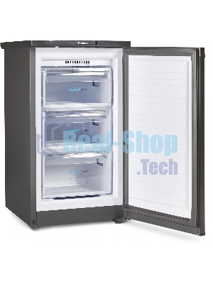 Морозильная камера Бирюса W412 графит, 80л, 3 ящика