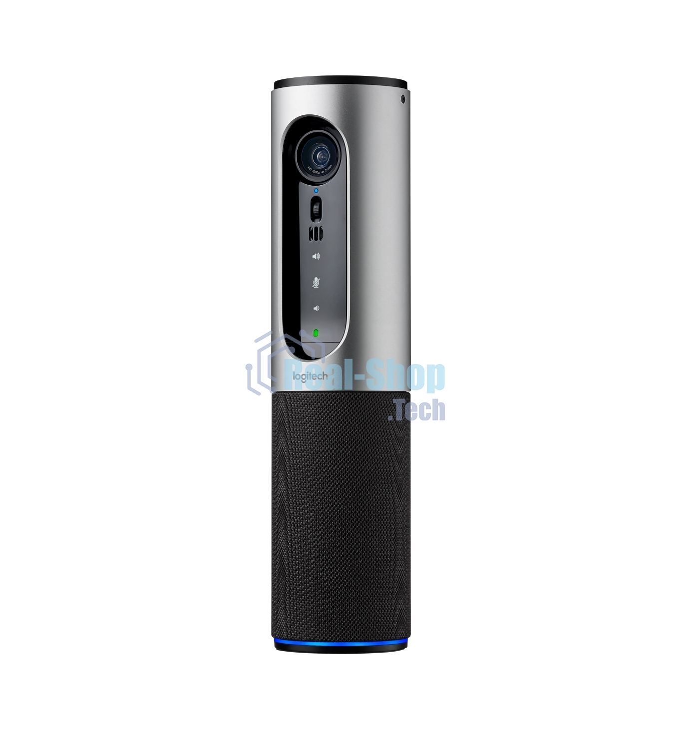 Веб-камера Logitech ConferenceCam Connect 1920x1080, 30 кадр/с, USB, микрофон (2 шт, шумоподавление), автофокус, автоосвещение, серебристый