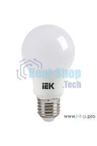 Лампа cветодиодная Iek LLE-A60-7-230-30-E27 ECO A60 шар 7Вт 230В 3000К E27 IEK