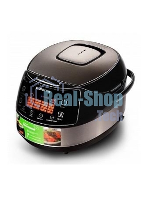 Мультиварка Polaris PMC 0517AD серебристый/черный, 5 л, 860 Вт, сенсор, 15 программ