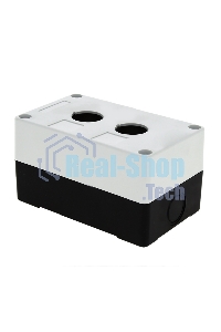Корпус КП 102 2 кнопки белый EKF cpb-102-w