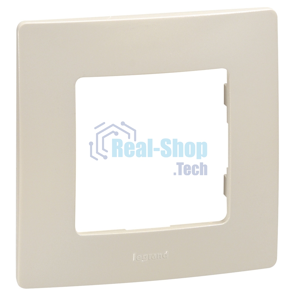 Рамка ETIKA 1 пост, сл. кость