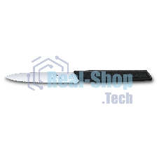 Нож кухонный Victorinox Swiss Modern (6.9003.10W) стальной разделочный лезв.100мм серрейт. заточка черный