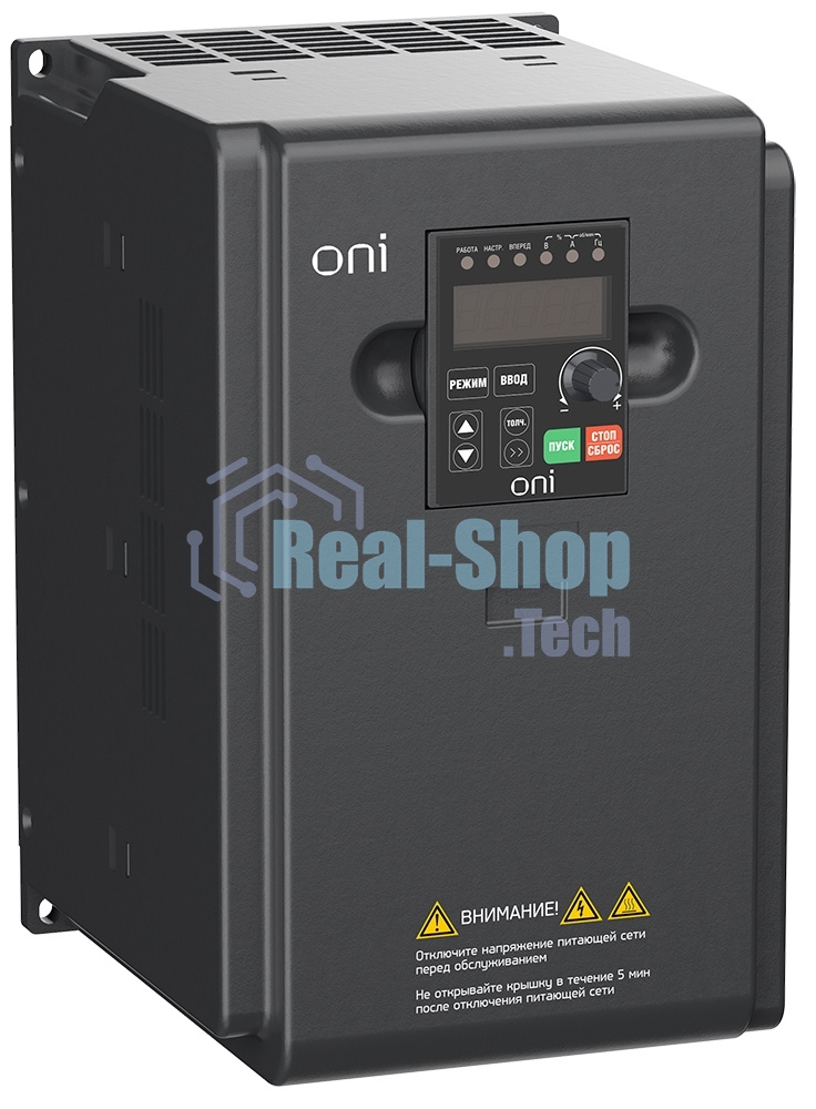 Преобразователь частоты A150 380В 3ф 7.5кВт 17А встроенный торм. модуль IEK ONI A150-33-75NT