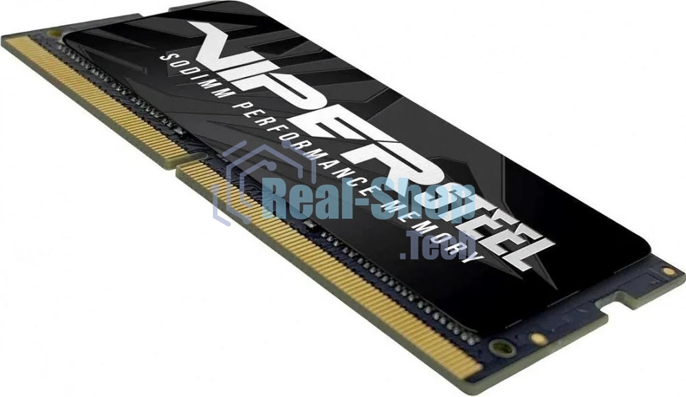 Оперативная память Patriot Viper Steel, DDR4, 8GB (1x8GB), 3200MHz, CL22, с радиатором, черный, SO-DIMM