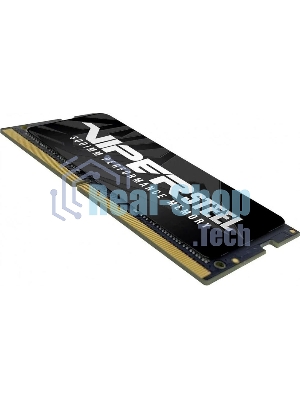 Оперативная память Patriot Viper Steel, DDR4, 8GB (1x8GB), 3200MHz, CL22, с радиатором, черный, SO-DIMM