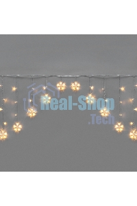 Гирлянда Neon-night Арка со звездами 2,5х1,2м, 136 LED, теплый белый, с контроллером 8 режимов, 230В