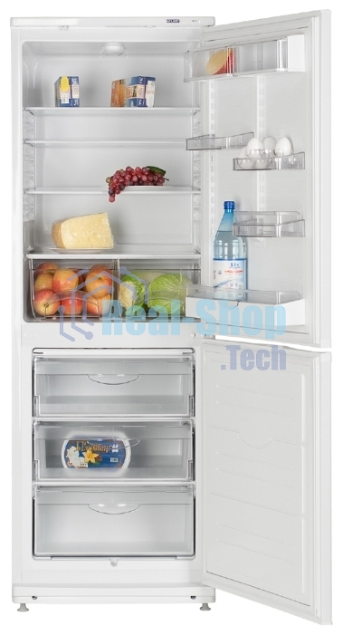 Холодильник Atlant ХМ-4012-022 белый двухкамерный 201/101л морозилка снизу