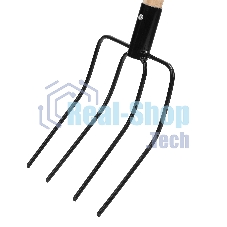 Вилы Сибртех 4хрогие, сенные, 210х310х1400 мм, деревянный черенок