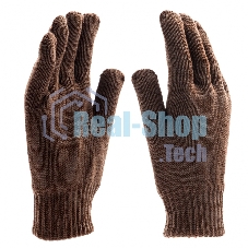 Перчатки трикотажные Сибртех двойные, полушерстяные