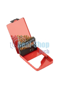 Набор Matrix нитридтитан. сверл по металлу, 1,5-6,5мм, НSS,13 шт.