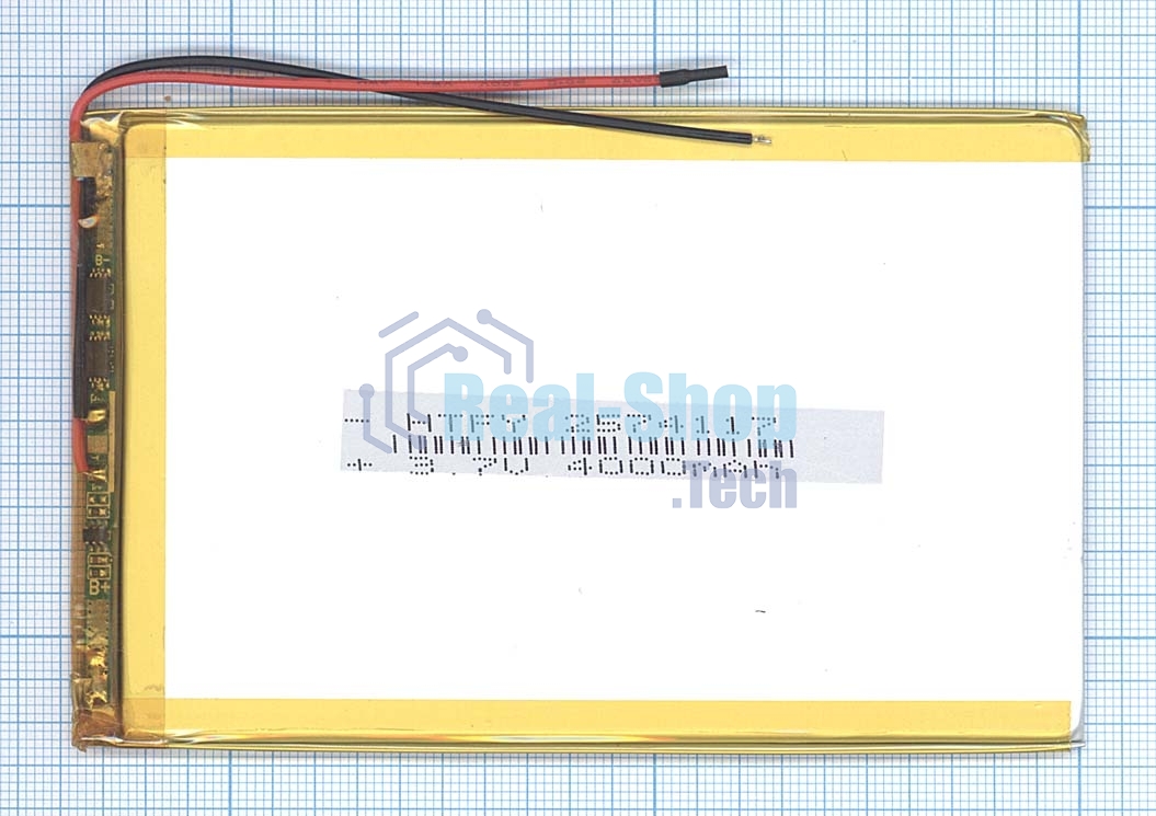 Аккумулятор Li-Pol (батарея) 2.5x74x117 мм 2pin 3.7V/4000mAh