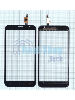 Сенсорное стекло (тачскрин) для Fly FS551 Nimbus 4, черное