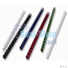 Пружины для переплета пластиковые Office Kit d=10 мм 51-70 лист A4 белый (100 шт) BP2021