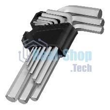 Набор ключей имбусовых Сибртех HEX, 2-12 мм, CrV, 9 шт.