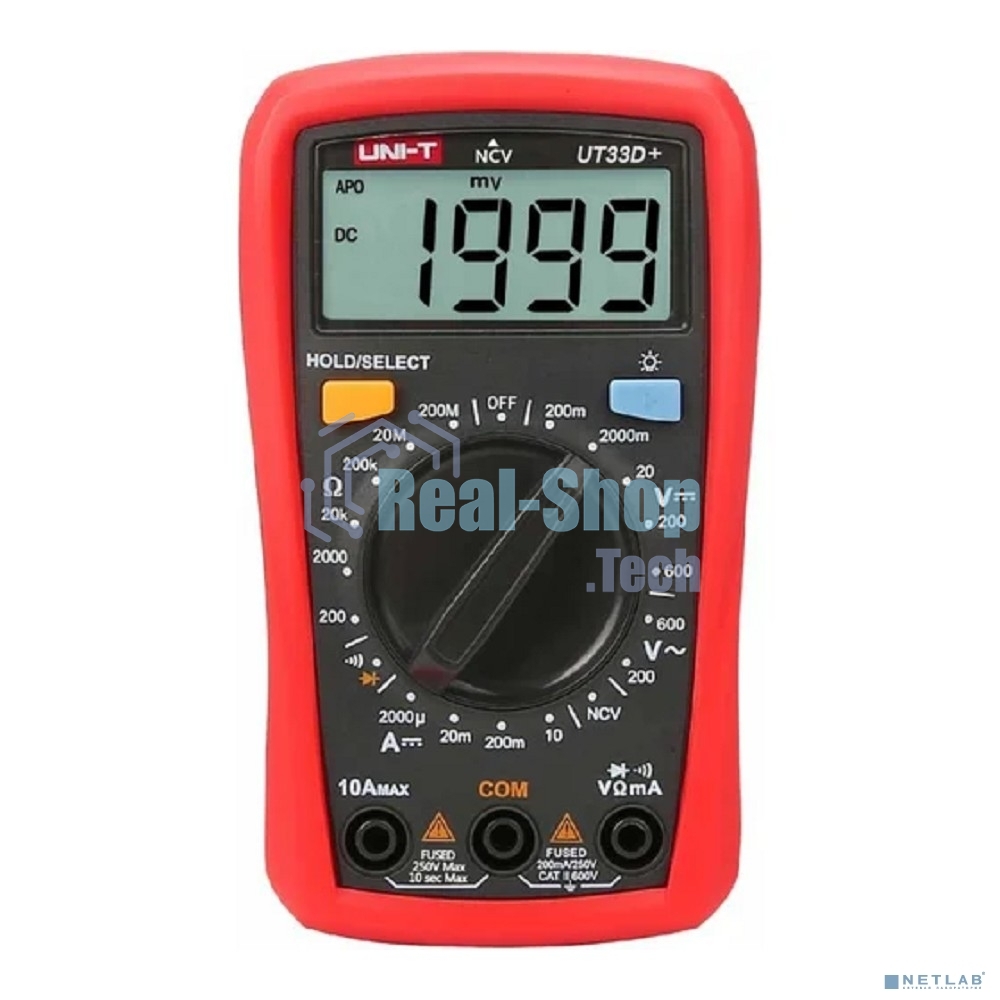 Портативный мультиметр UNI-T UT33D+