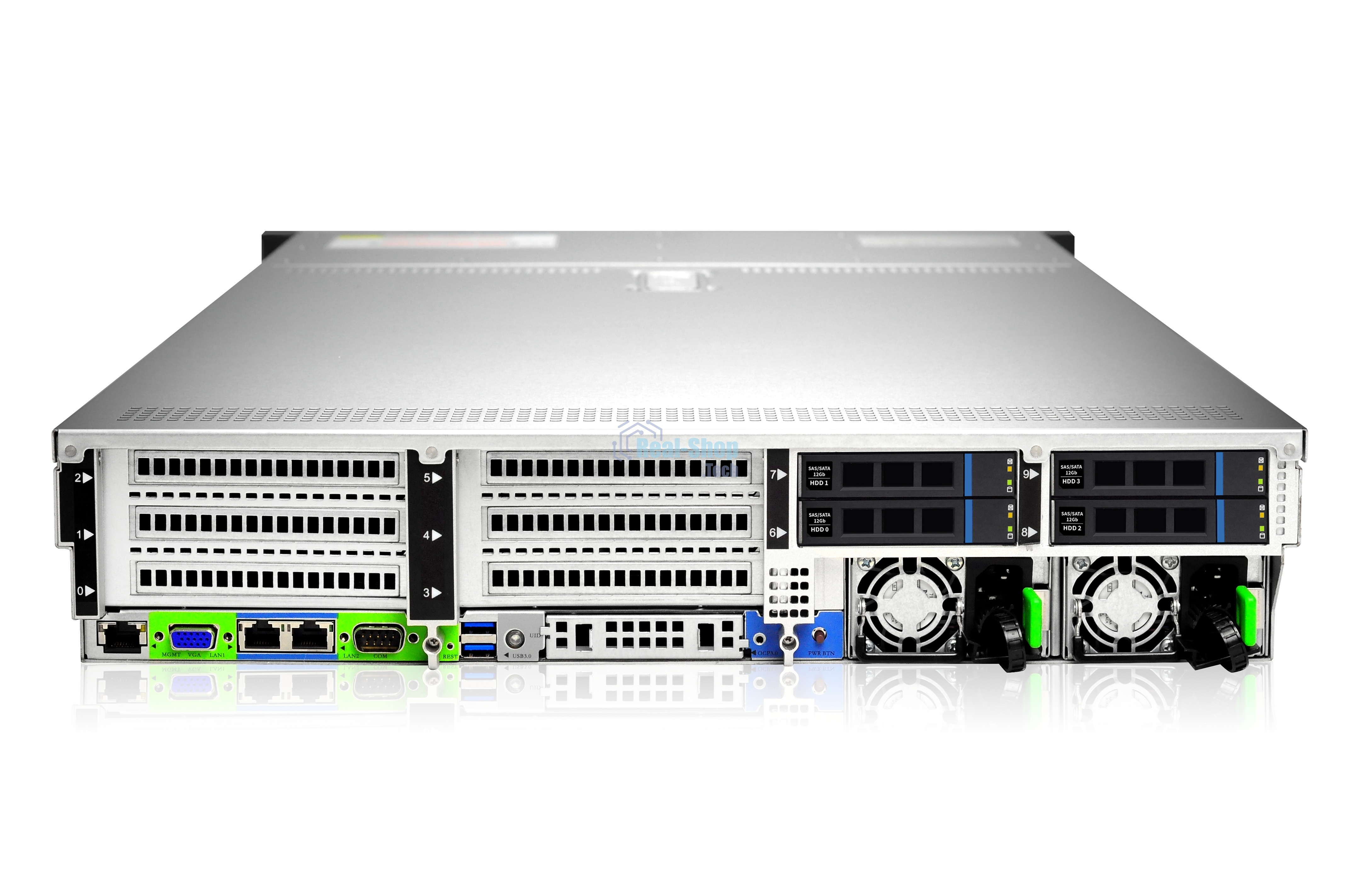 Серверная платформа Gooxi SL201-D12R-G3 2u 12bays server,based on Ice lake 2xPCIe 4.0x16; 4xPCIe 4.0x8 2x 2.5