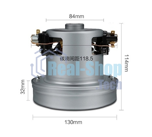 Мотор (двигатель) для пылесосов универсальный 1200W d130мм