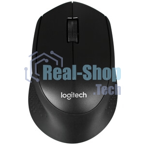Мышь беспроводная Logitech M280 серый, 1000 dpi, радиоканал, USB, кнопки - 3