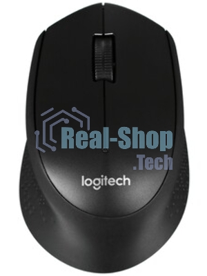 Мышь беспроводная Logitech M280 серый, 1000 dpi, радиоканал, USB, кнопки - 3