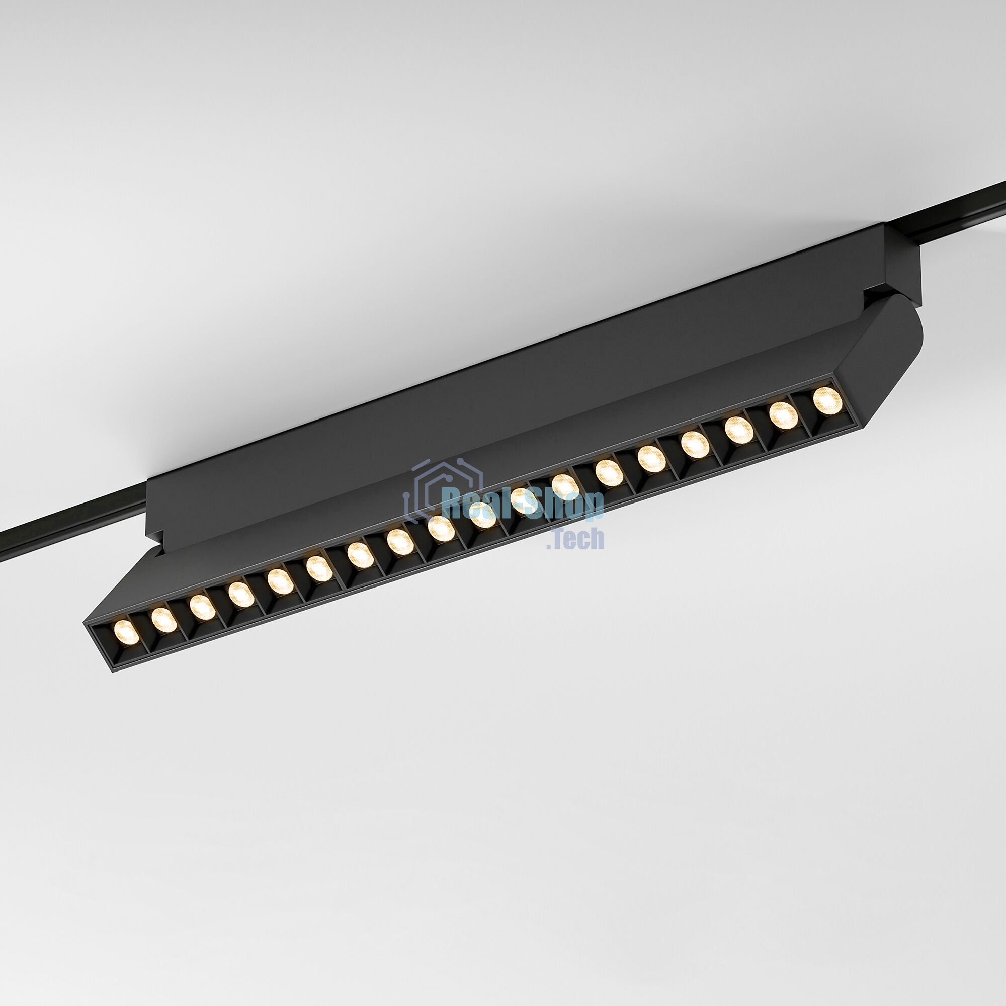 Трековый светильник Slim Magnetic HL03 18W 3000K (черный) 85209/01