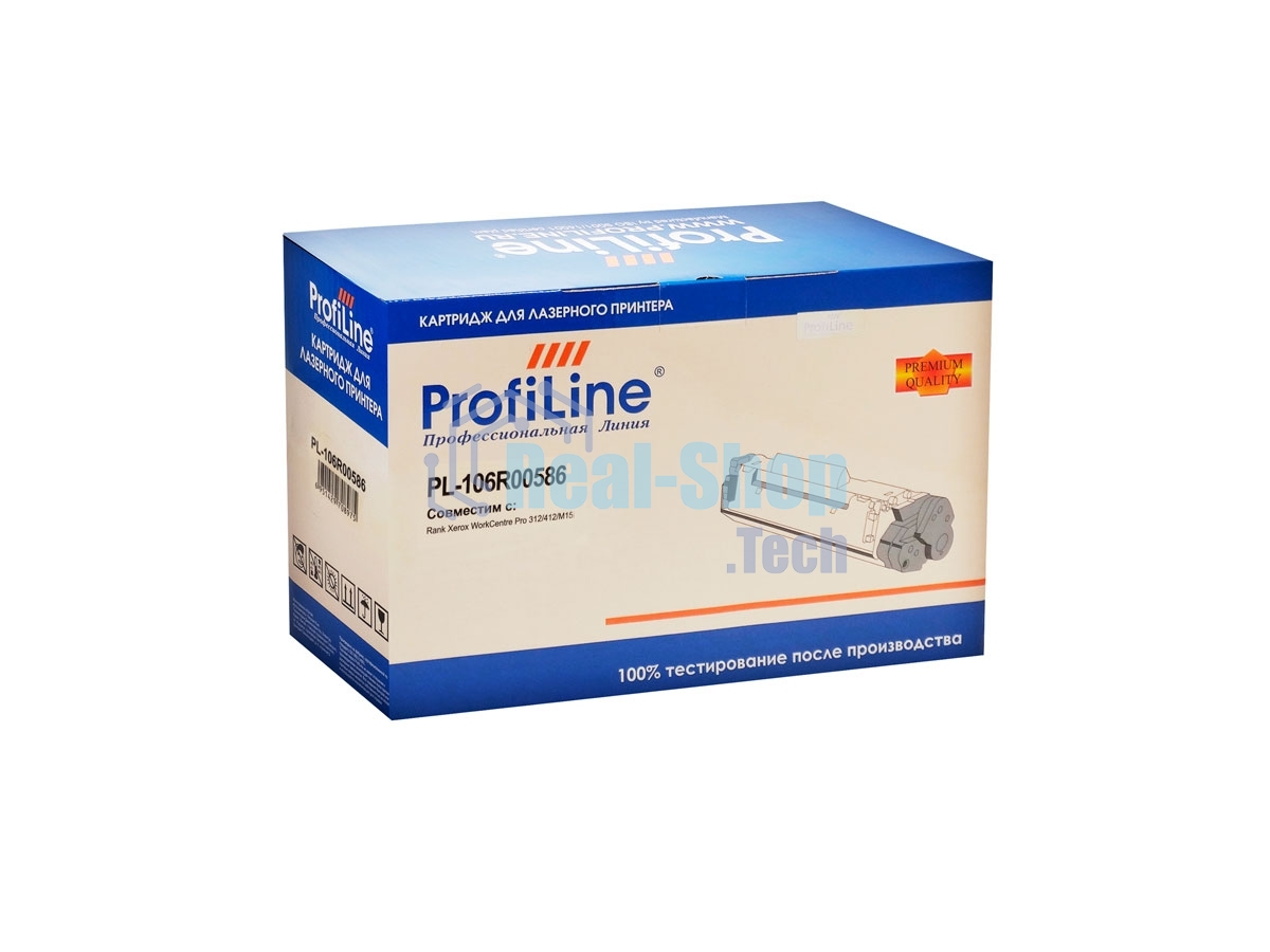 Картридж лазерный ProfiLine PL-106R00586 для принтеров Rank Xerox WorkCentre Pro 312/412/M15i 6000 копий