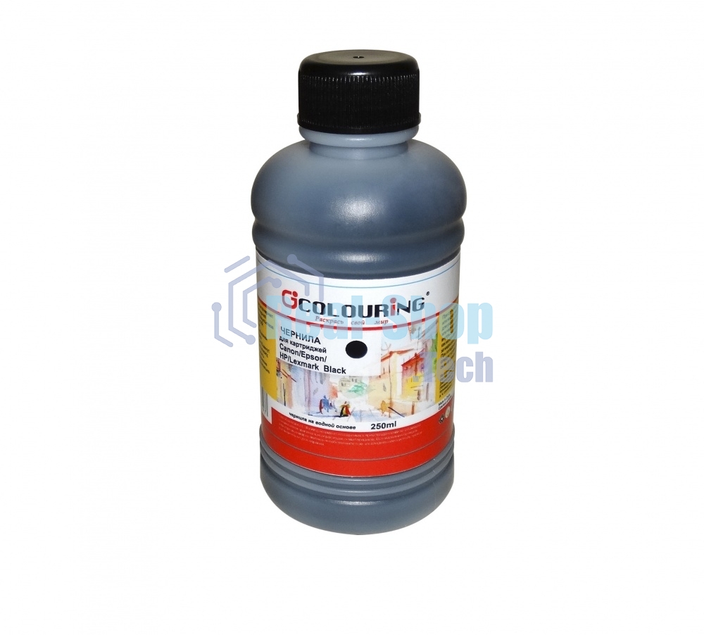 Чернила Colouring для Canon/Epson/HP/Lexmark черный 250 мл водн U