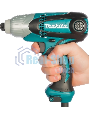 Дрель-шуруповерт Makita TD0101F, 230 Вт, 100 Нм, щеточный, ударный