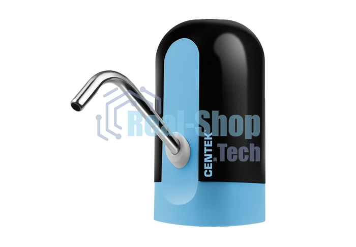 Помпа электрическая Centek CT-3000 черный 1.2л/мин 5Вт, 1 насос, Li 1200 мАч, USB зарядка, LED