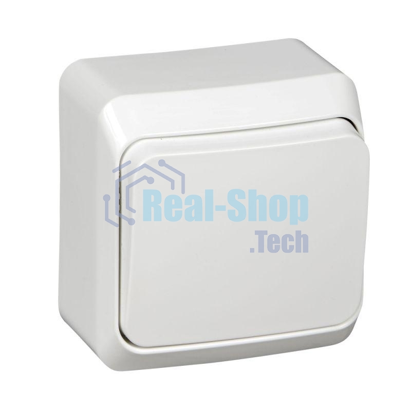 Выключатель 1-кл. ОП Этюд 10А IP20 белый SchE BA10-001B