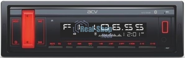 Автомагнитола ACV AVS-914BR, 1 DIN, Bluetooth, USB Type-A, AUX