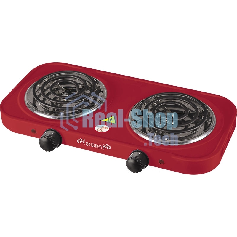 Плита настольная электрическая Energy EN-904R 1000+1000Вт Ф140мм