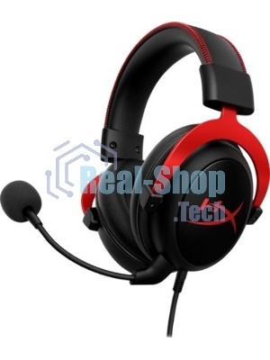 Гарнитура HyperX Cloud II красный, проводная, совместимость с консолями