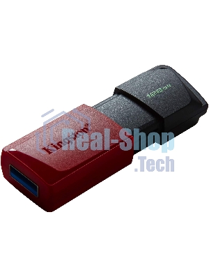 Флешка USB Kingston DataTraveler Exodia M (DTXM/128Gb), 128Gb, USB 3.2 Gen 1, R/W 150/60, черный/красный