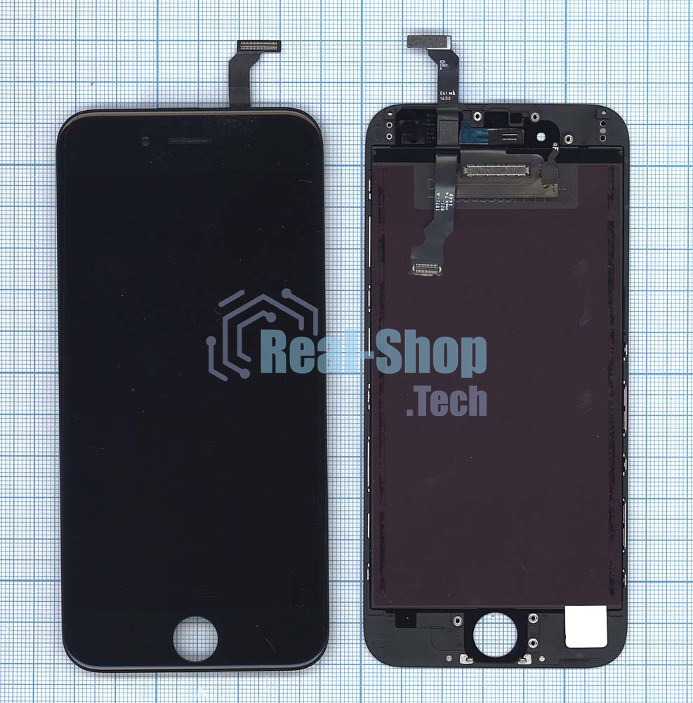 Дисплей для Apple iPhone 6 в сборе с тачскрином (Foxconn) черный