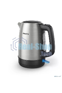 Чайник электрический Philips HD9350/90, 1,7 л, 2200 Вт, световой индикатор, функция автовыключения, индикатор уровня воды