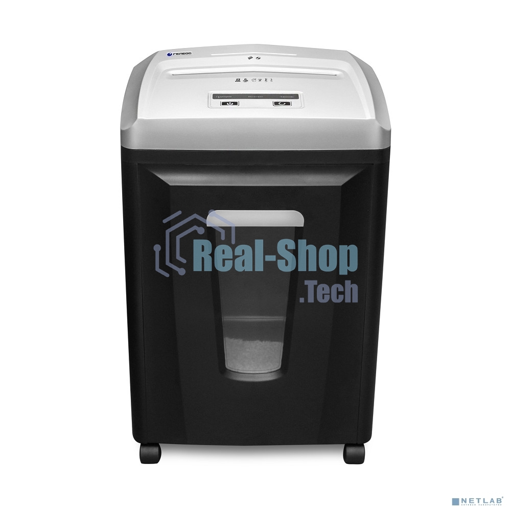 Шредер ГЕЛЕОС УП21-7+фрагменты 0,8х 1 мм., 23 литра, 7 листов, класс секретности P-7.