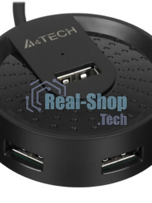 Разветвитель USB 2.0 A4Tech HUB-20 4порт. черный