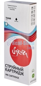 Картридж струйный Sakura C13T636800 (T6368 Matte Black) для Epson, черный матовый, 700 мл.