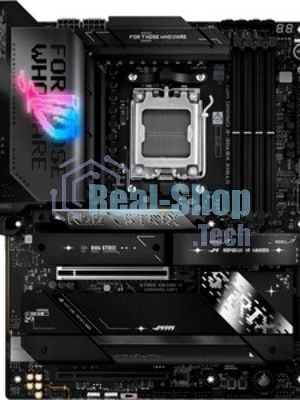 Материнская плата ASUS ROG STRIX X870E-E GAMING WIFI, AM5, AMD X870E, 4xDDR5, 4xSATA, 5xM.2, 1xPCI-E 5.0 x16, 1xPCI-E 4.0 x4, 1xHDMI, 1xUSB-C 3.2 Gen 2, 1xUSB-C 3.2 Gen 2x2, 2xUSB-C 4.0, 1x 5Gb LAN, 9xUSB-A 3.2 Gen 2, 2x3.5 мм, TOSLINK, 1xWi-Fi 7, ATX