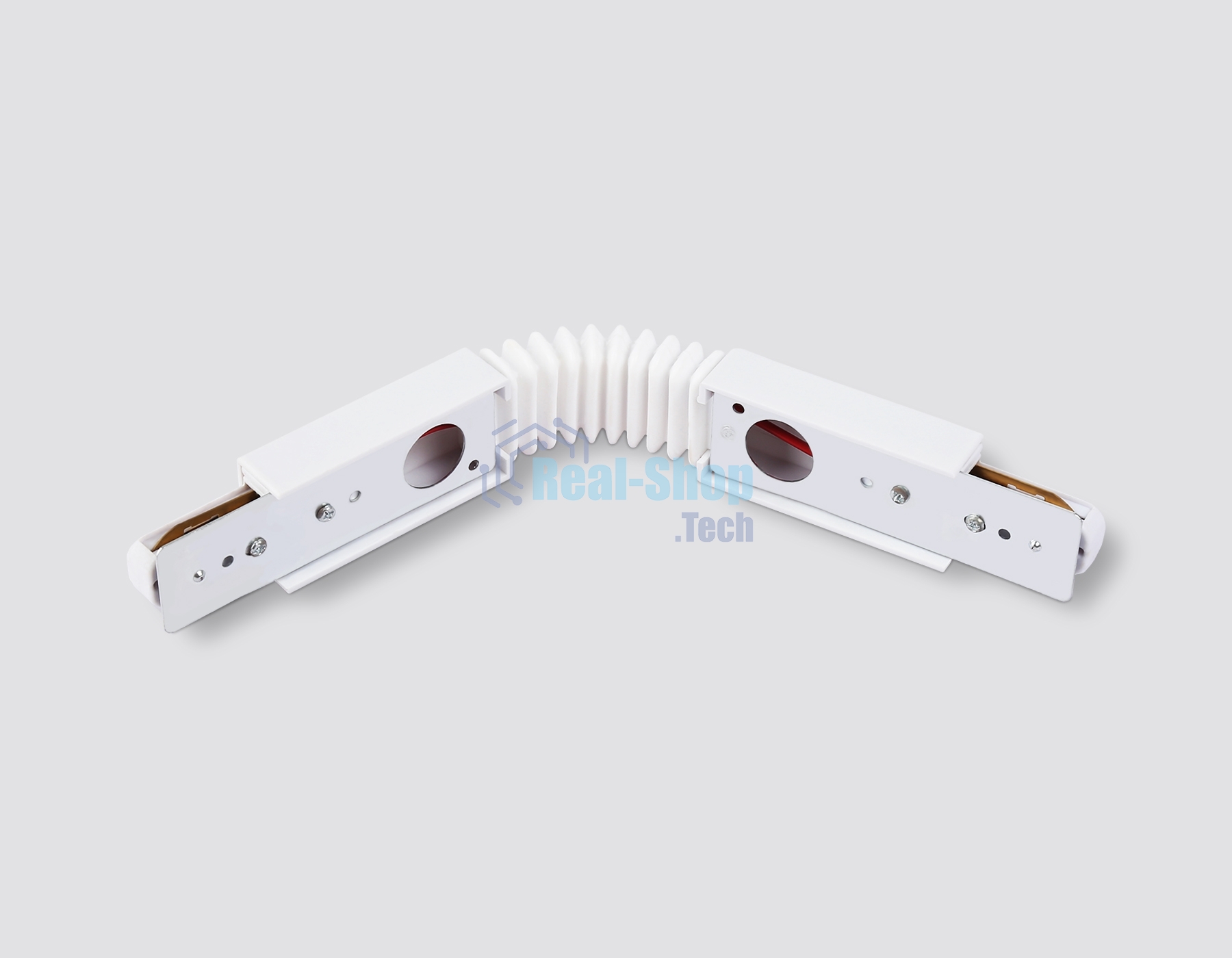 GL7175 WH белый коннектор гибкий для однофазного шинопровода Standard 220V NEW 285*35*20