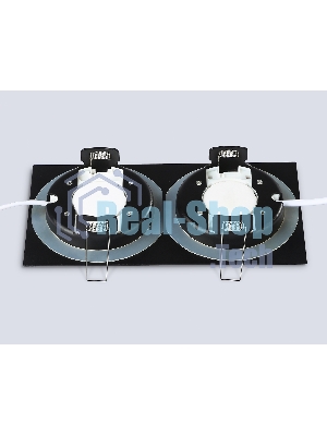 Светильник Ambrella light TN6743/2 BK черный IP44 GX53/2 210*110*57