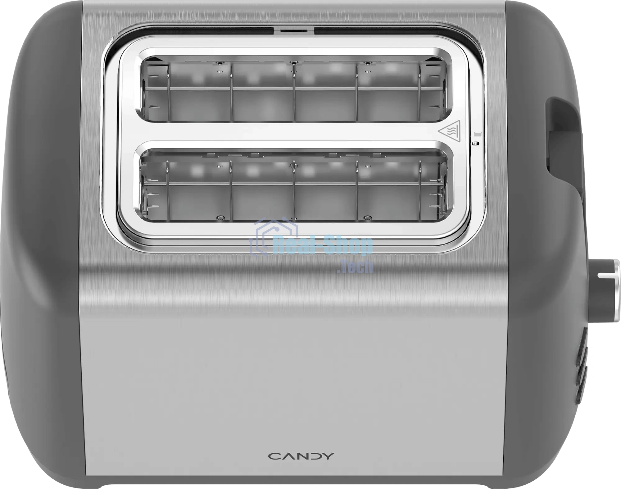 Тостер Candy CT-255 нержавеющая сталь, 900 Вт, 2 слота