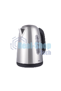 Чайник электрический BQ KT1822SW черный/стальной, мощность 2200Вт, Максимальный объем 1.7л