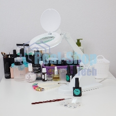 Лупа настольная 3D+12D Rexant с подсветкой, белая