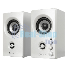 Акустическая система Oklick OK-164 2.0 белый 30Вт